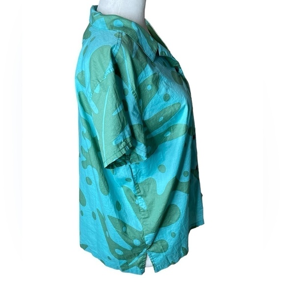 Vintage Patagonia Casual Tropical Button Down Collared Short Sleeve Top 12 Large - Picture 2 of 15